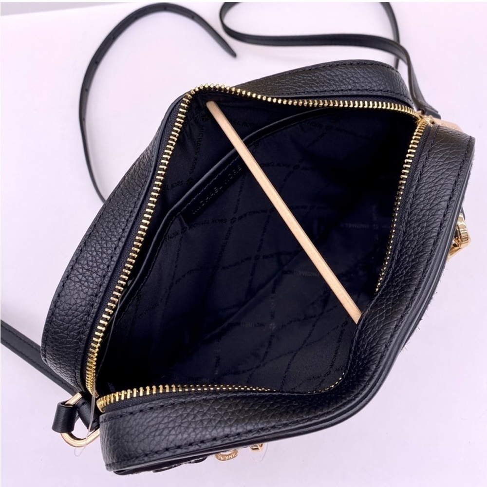 Michael Kors EW Zip Chain Crossbody Bag Black - Picture 5 of 11